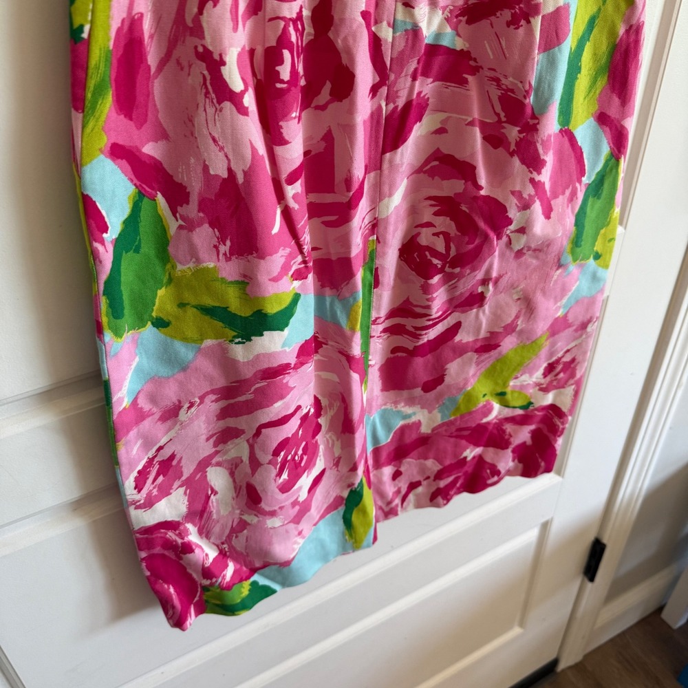 Lilly Pulitzer Womens Hotty Pink First Impression Collins Dress Size 0 Silk Rose - Picture 9 of 13